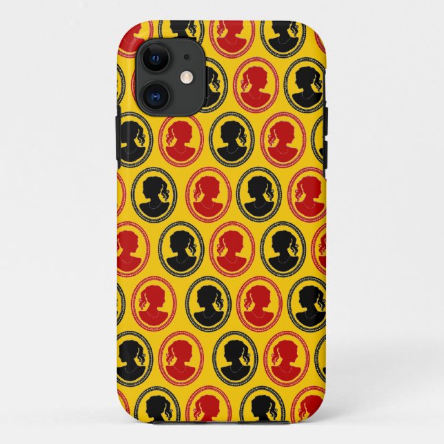 Vintage Cameos Case-Mate iPhone Case (Back)