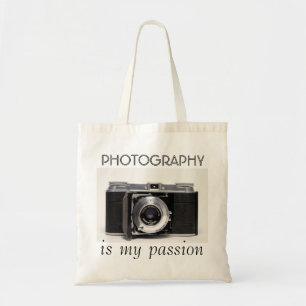 VINTAGE CAMERA 05 Photography is my Passion Bag