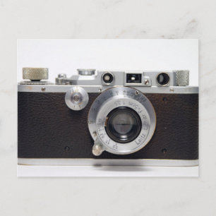 VINTAGE CAMERA 12 German Rangefinder by L - Postcard