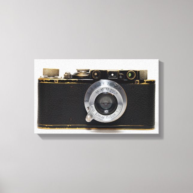 VINTAGE CAMERA 3 German Rangefinder 1932 - Canvas (Front)