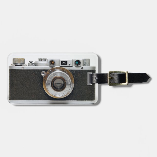 VINTAGE CAMERA 8 Russian F Luggage Tag (Front Horizontal)