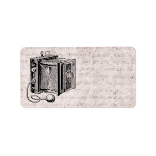 Vintage Camera - Antique Cameras Photography Label