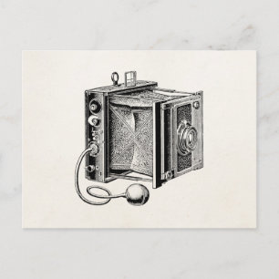 Vintage Camera - Antique Cameras Photography Postcard