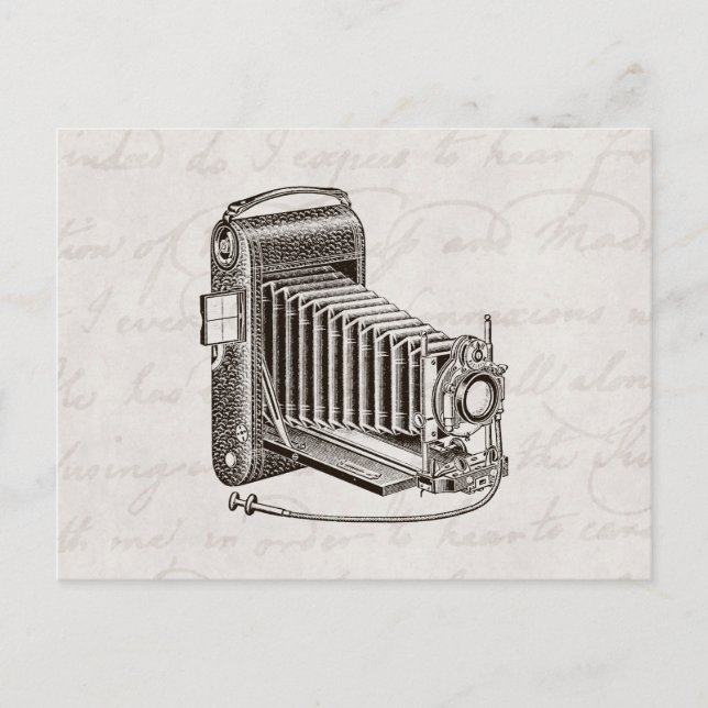 Vintage Camera - Antique Cameras Photography Retro Postcard (Front)
