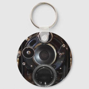 Vintage camera antique photography keychain