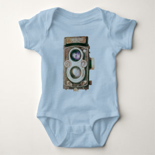 Vintage Camera Baby Bodysuit