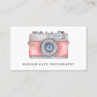 Vintage Camera Business Cards