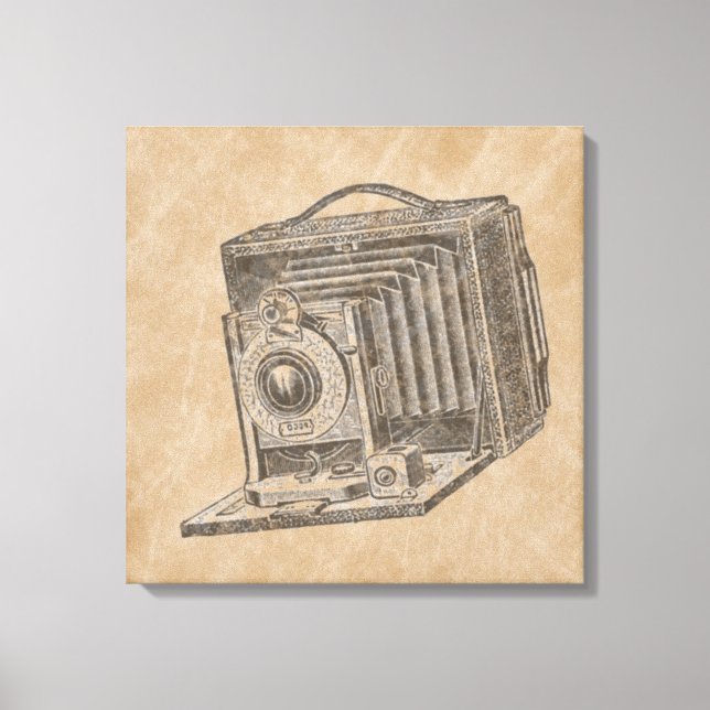 Vintage Camera Canvas Print (Front)