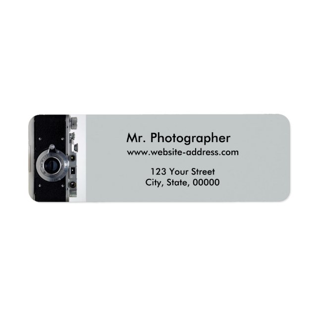VINTAGE CAMERA Collection 01b Address Labels 2 (Front)