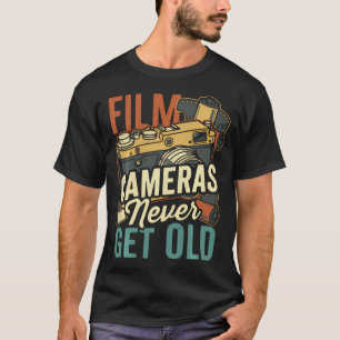 Vintage Camera Collector Photography T-Shirt