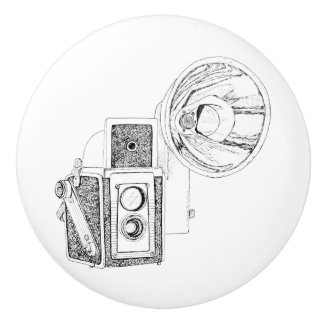 Vintage Camera Drawer Knob