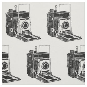 Vintage Camera Fabric