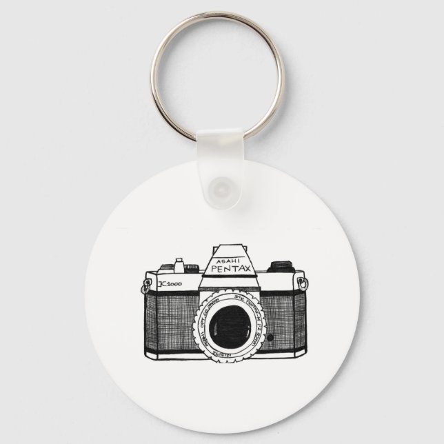 Vintage Camera Keychain (Front)