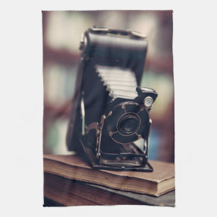 Vintage Camera Kitchen Towel
