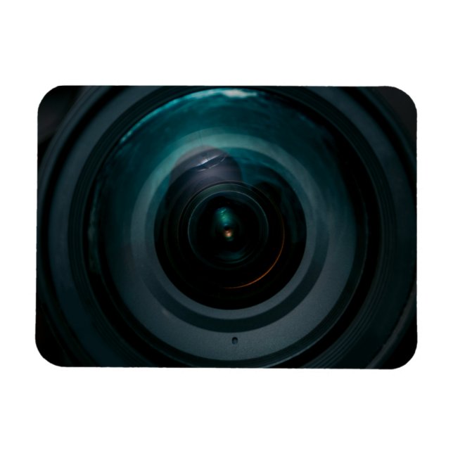 Vintage camera lens magnet (Horizontal)