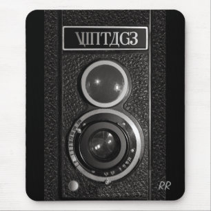Vintage Camera Lens Mouse Mat