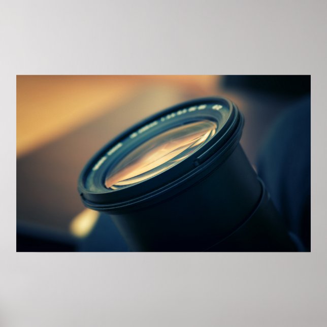 Vintage camera lens poster (Front)
