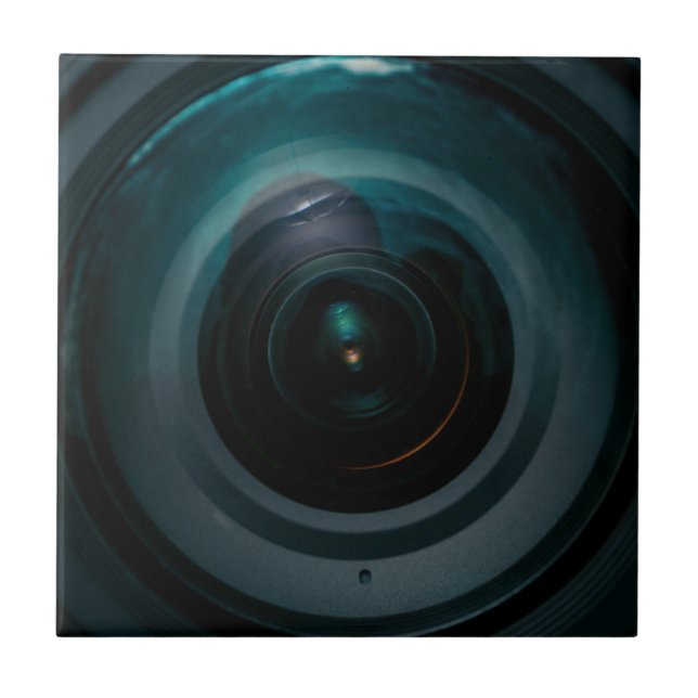 Vintage camera lens tile (Front)