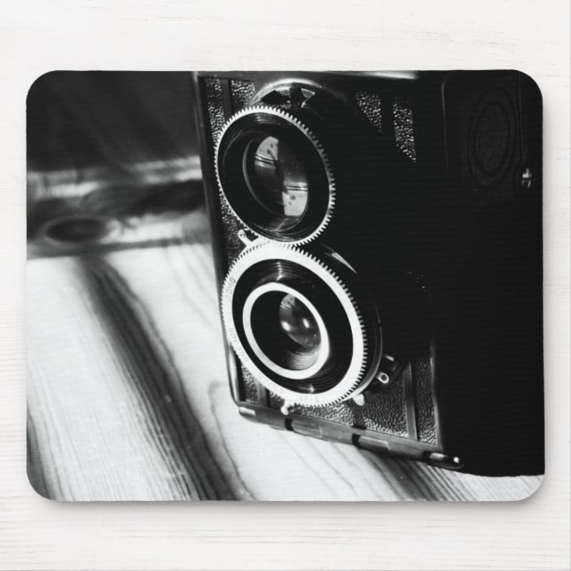 Vintage Camera Mouse Pad (Front)