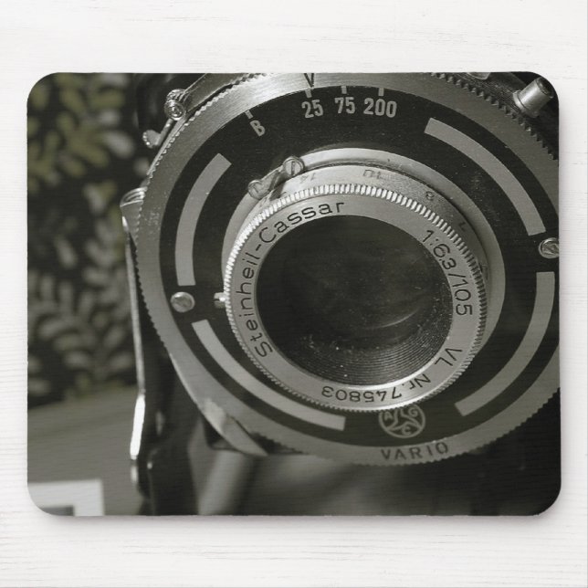 Vintage Camera Mouse Pad (Front)
