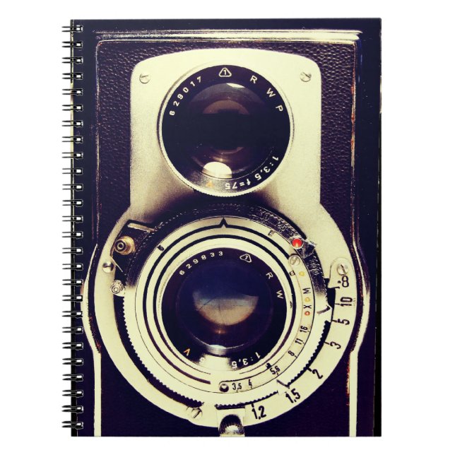Vintage Camera Notebook (Front)
