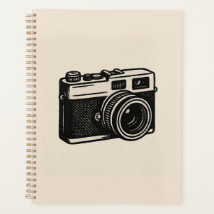 Vintage Camera Notebook – Retro Photography Journa Planner