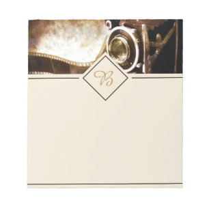 Vintage camera notepad