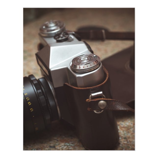 Vintage camera photo print (Front)