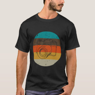 Vintage Camera Photographer Gift Retro Distressed T-Shirt
