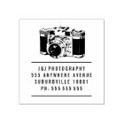 Vintage Camera Photographer Rubber Stamp