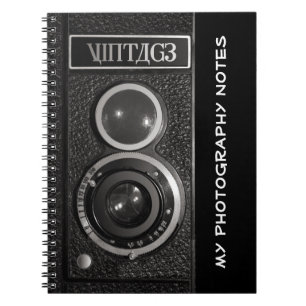 Vintage Camera Photographers Notebook
