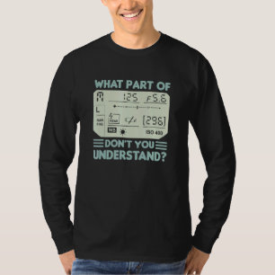 Vintage Camera Photography Photographer Cool Lens T-Shirt