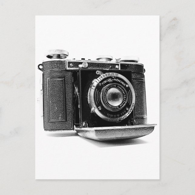 Vintage Camera Postcard (Front)