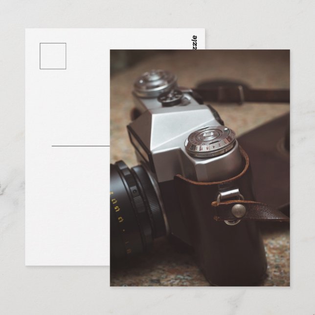 Vintage camera postcard (Front/Back)