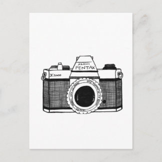 Vintage Camera Postcard