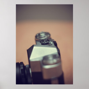 Vintage camera poster