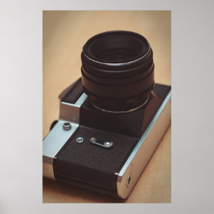 Vintage camera poster