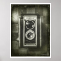 Vintage Camera Poster