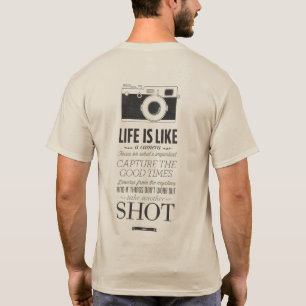 Vintage Camera Quote T-Shirt
