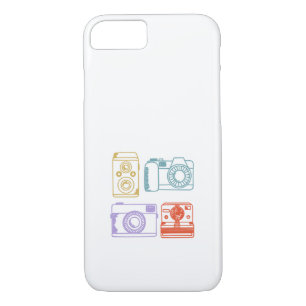 Vintage Camera Retro Colour Pastel Hand Drawn Case-Mate iPhone Case