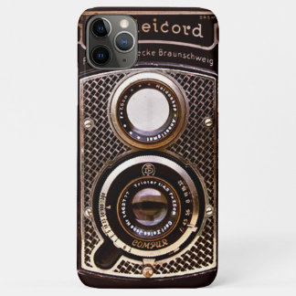 Vintage camera rolleicord art deco iPhone 11 pro max case