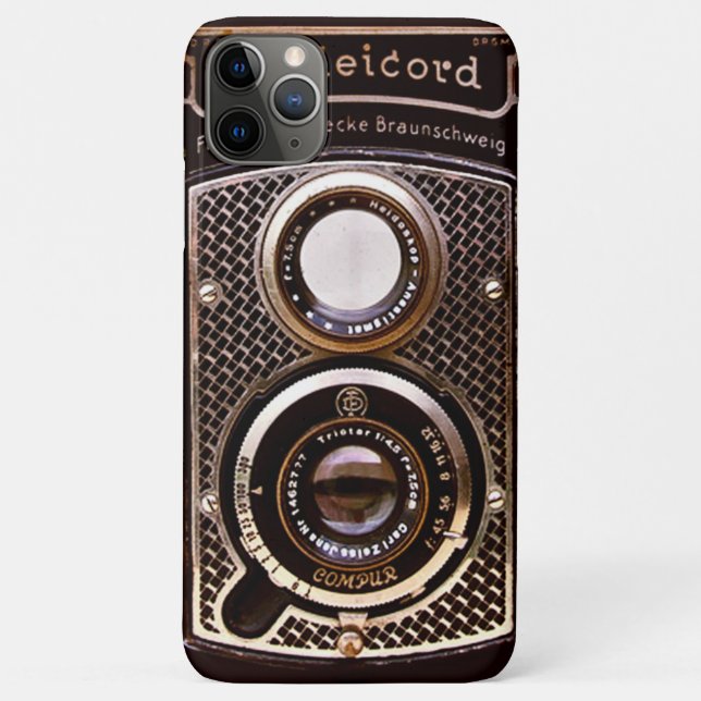 Vintage camera rolleicord art deco Case-Mate iPhone case (Back)