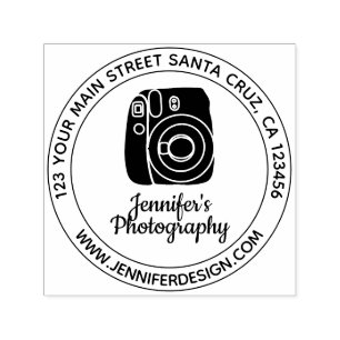 Vintage Camera Self-inking Stamp