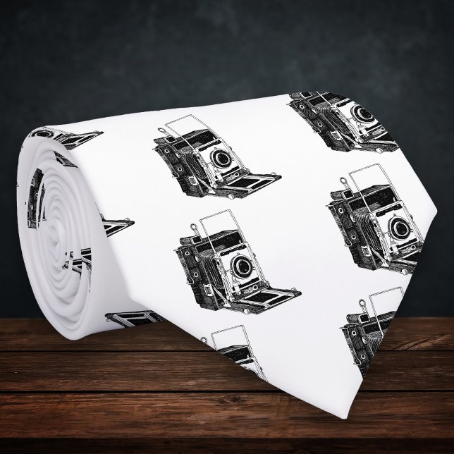 Vintage Camera Tie (Creator Uploaded)