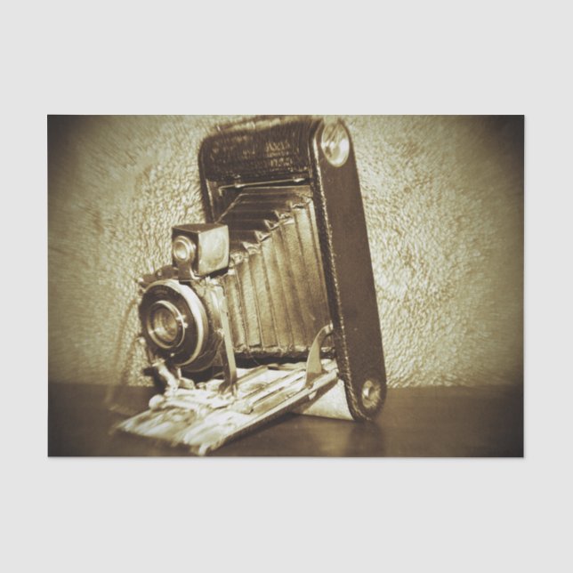 Vintage Camera Tissue Paper (Front)