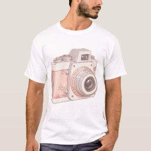 vintage camera with flower T-Shirt