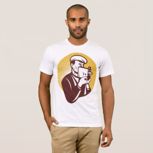 Vintage Cameraman Retro Photographer T-Shirt