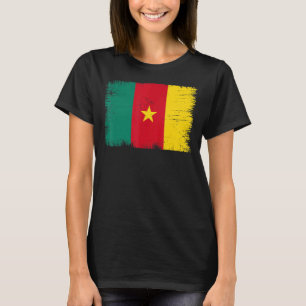 Vintage Cameroon Flag Cameroonian Independence Day T-Shirt