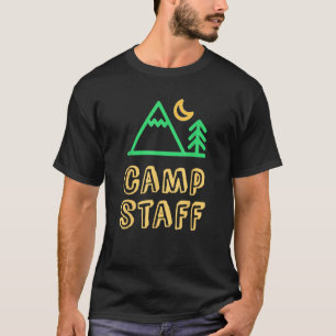Vintage CAMP STAFF Campground Crew Counsellor Dire T-Shirt