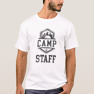 Vintage CAMP STAFF Crew Summer Counsellor Campgrou T-Shirt